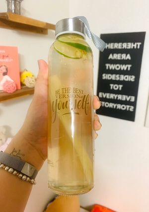 Hình của món Nước chanh gừng sả mật ong.