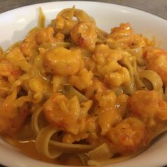 A picture of Lobster Langostino Pasta.