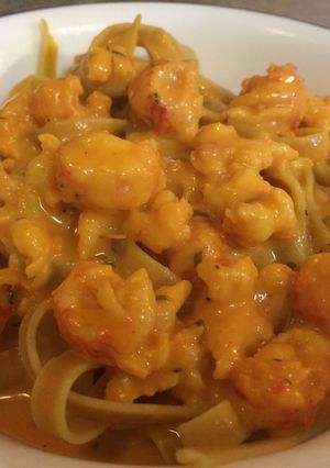 A picture of Lobster Langostino Pasta.