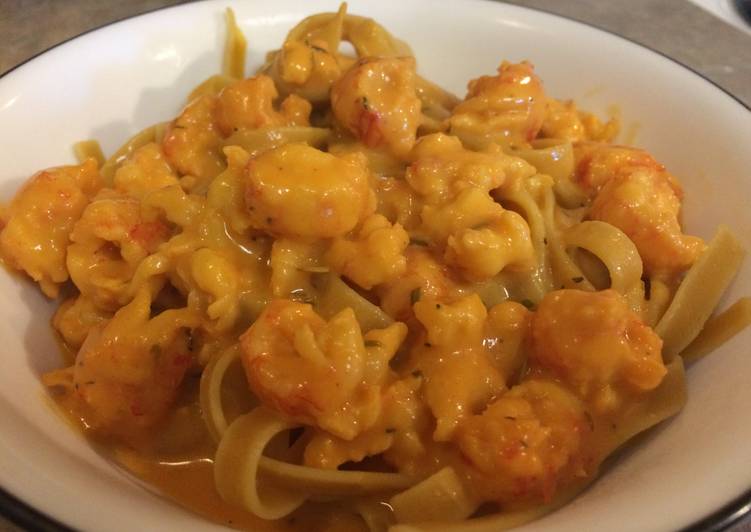 Recipe of Perfect Lobster Langostino Pasta