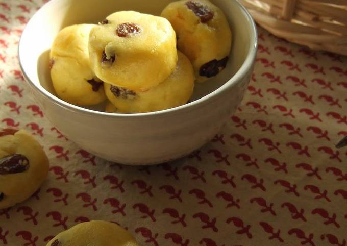 Raisin Filled Sweet Potato Bites