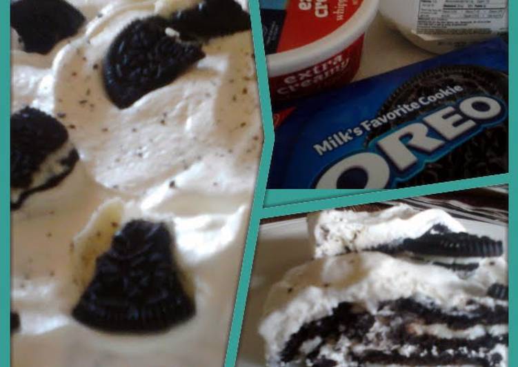 Simple Way to Make Super Quick Homemade Icebox Oreo cake