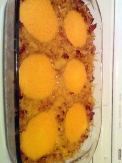 A picture of Hashbrown Casserole W/ a kick.