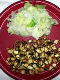 Buttery garlic tofu