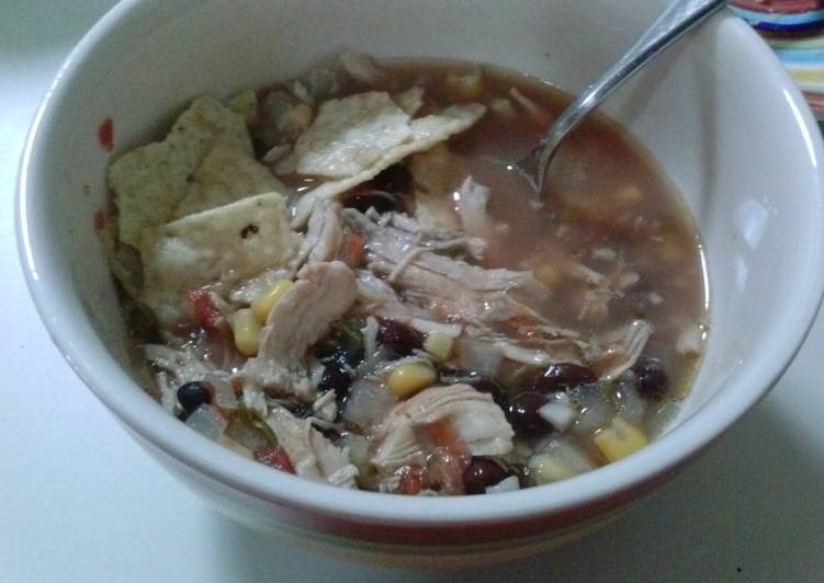 Chicken  tortilla soup