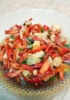 Foto resep Tumis Kulit Melinjo Simple