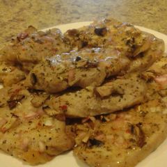 A picture of Yum! my fav Porkchops.
