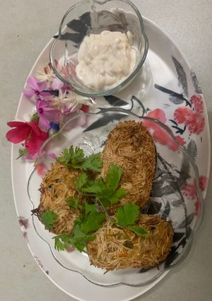 A picture of Vegetable nuggets.