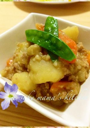 A picture of From a Bygone Era!! Saitama Ohya Elementary School Lunch Nikujaga (Meat and Potatoes).