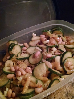 A picture of No cook Veggie Salad.