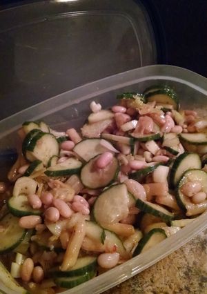 A picture of No cook Veggie Salad.