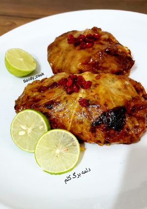 عکسی از دستور دلمه برگ کلم