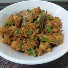 A picture of Butter Chicken Tikka Karahi.