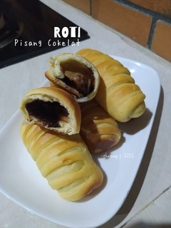 Foto resep ROTI PISANG COKELAT | ULEN MANUAL & OVEN TANGKRING