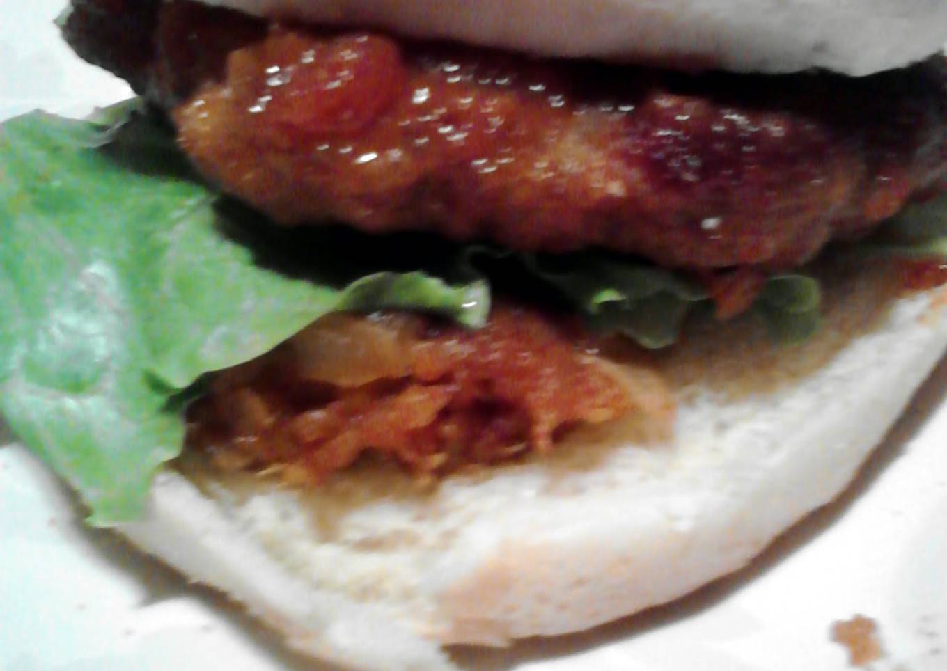 Sweet N Sour Turkey Burgers w/ Sweet n Spicy Pineapple Saute