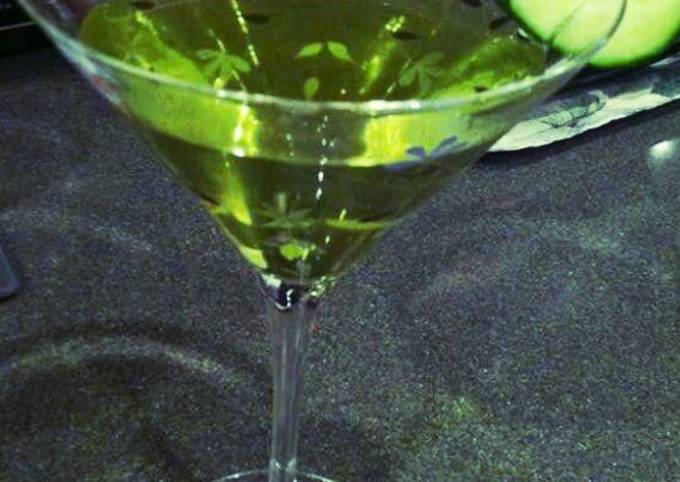 Step-by-Step Guide to Prepare Homemade Cucumber Melon Martini for Diet Food