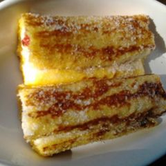 A picture of Ladybirds Breakfast Roll Ups.
