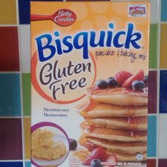 A picture of Vickys Bisquick Mix with Gluten Free Version, Dairy, Egg & Soy-Free.