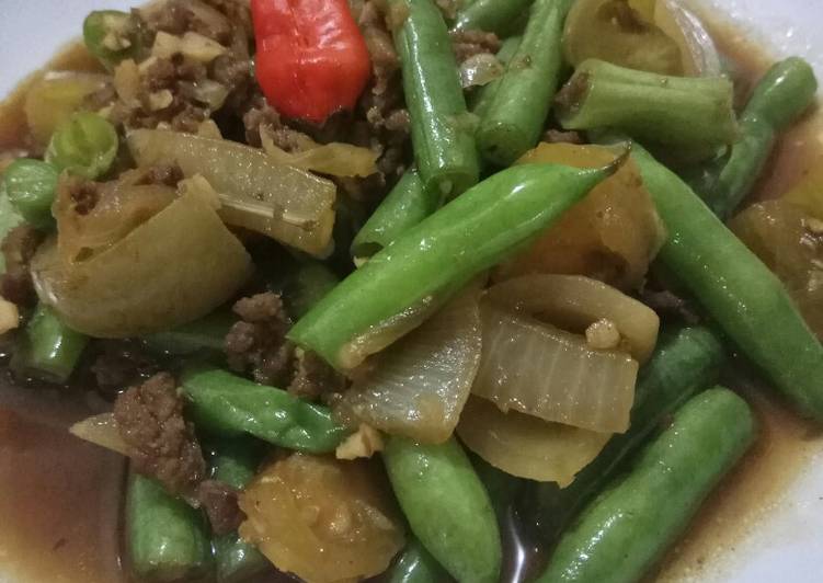 Resep Tumis Buncis Daging Giling, Sempurna