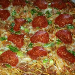 A picture of Spaghettizza.