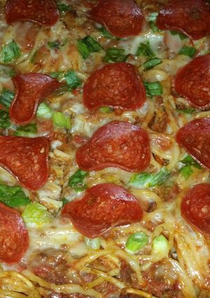 A picture of Spaghettizza.