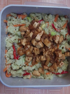 Foto resep "Nasi Goreng" kembang kol Vegan