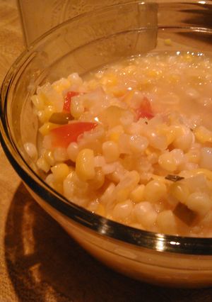 A picture of Pickled corn relish.