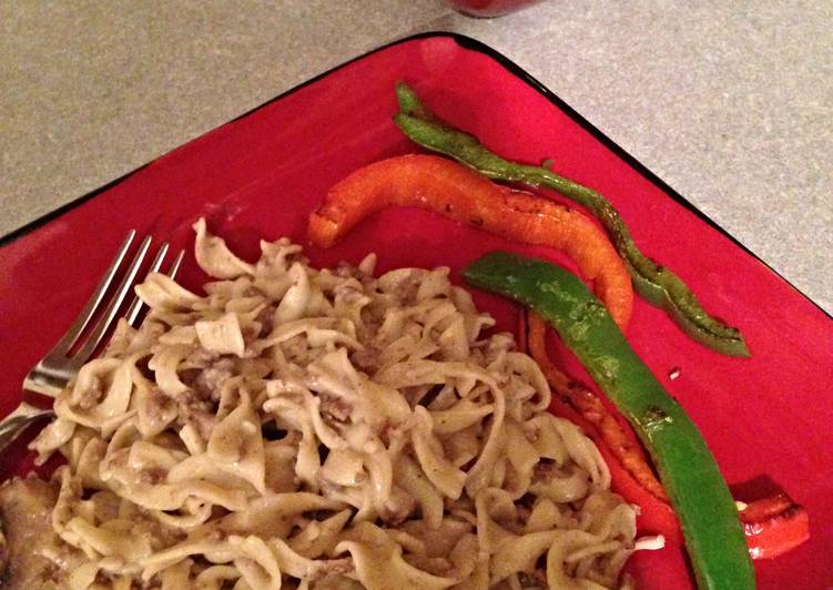 Recipe of Tasty Hamburger Stroganoff