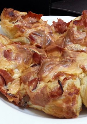 A picture of Ham And Cheese Twisted Puff.