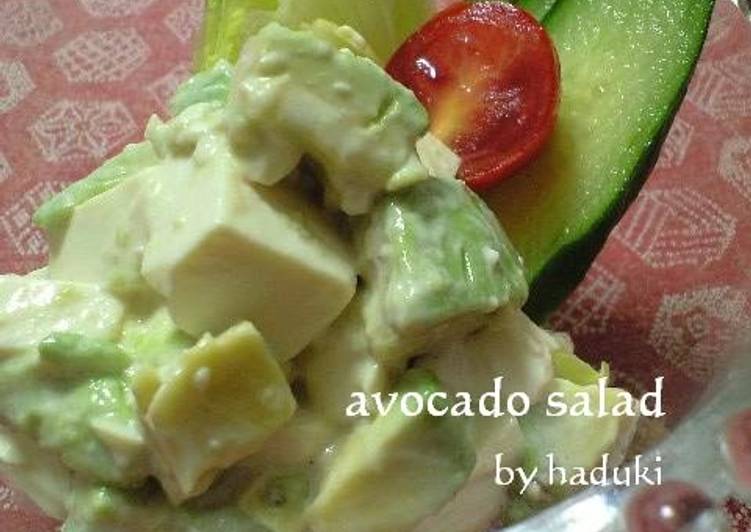 Recipe of Speedy Avocado and Silken Tofu Salad