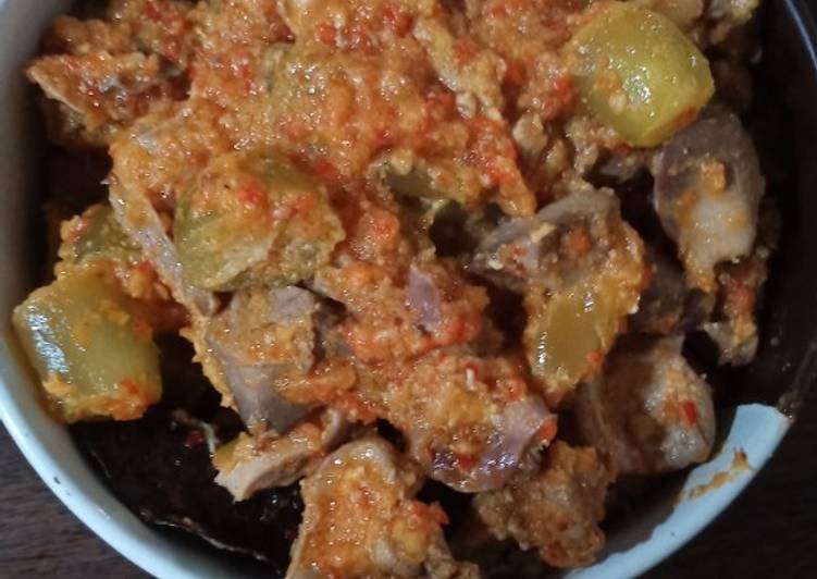 Botok ampela wajan (tanpa daun pisang)