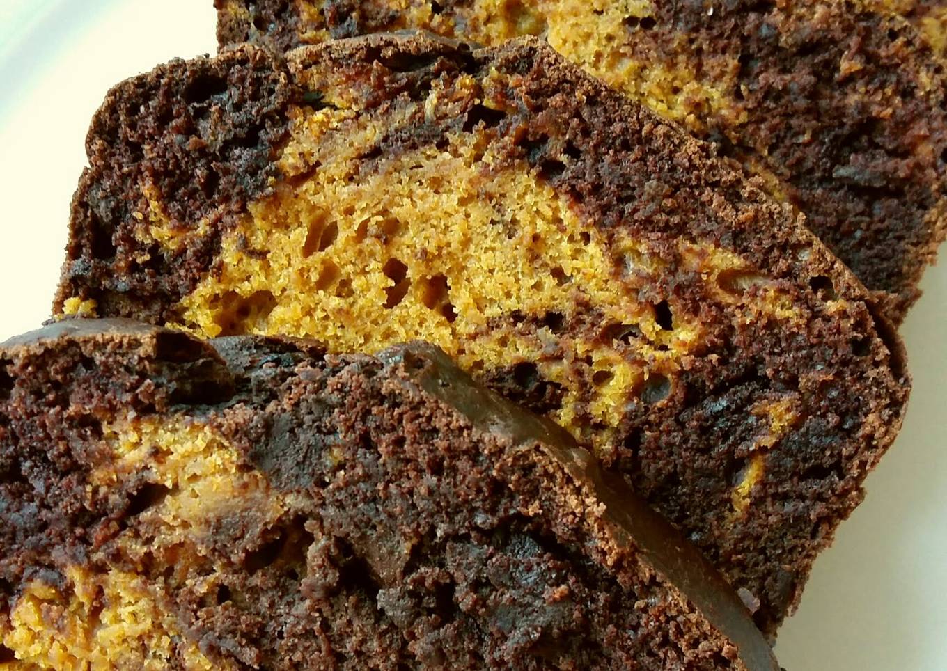 Vickys Pumpkin Chocolate Marble Loaf GF DF EF SF NF