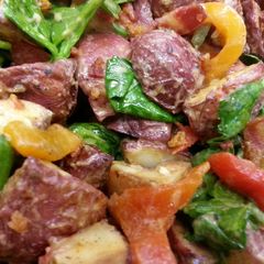 A picture of Dijon Roasted Potatoes.