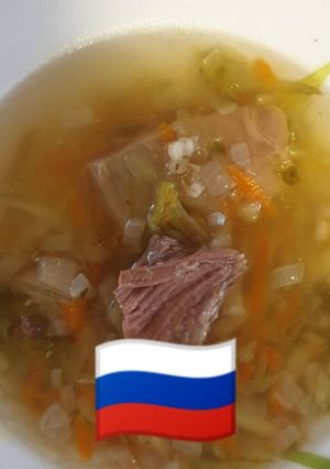 Savanyú marhahús leves-inspiráció Ekaterina Kononova konyhájából recept fotója