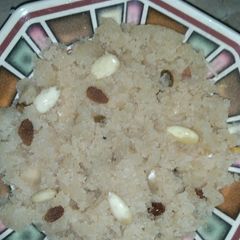 A picture of Soji ka halwa.