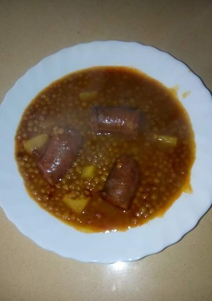 Una foto de Lentejas Guisadas con Chorizo, Una RecetaDiferente