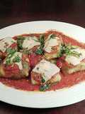 Roasted Eggplant Ham/Cheese Involtini (Rolls )