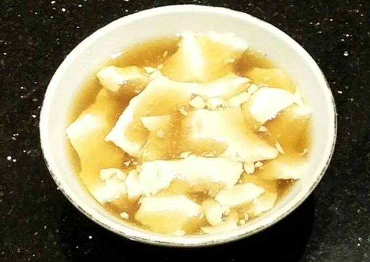Soya Pudding with Ginger (Tahwa/Kembang tahu)