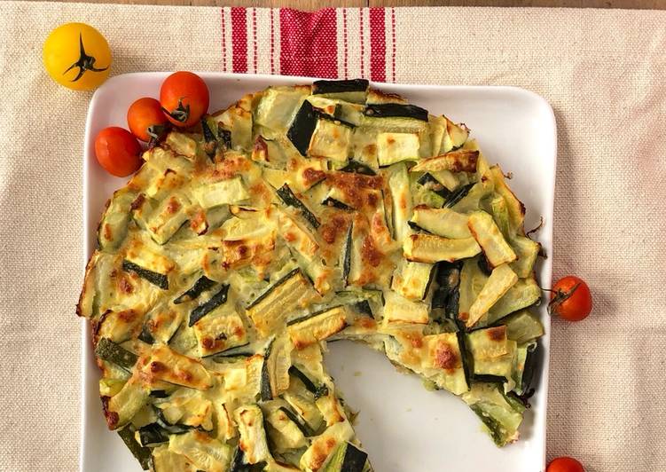 Scarpaccia de courgettes