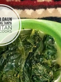 Foto resep Sayur Daun Singkong Tanpa Santan