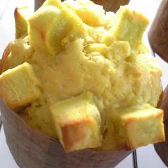 A picture of Muffins Made With Sweet Potatoes and Pancake Mix.