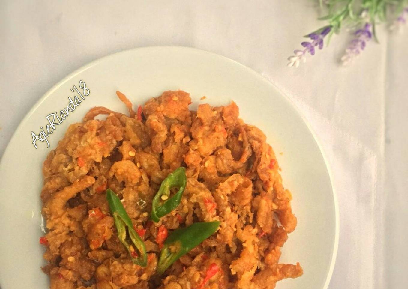 23. Jamur Crispy Sambel Rica #bikinramadhanberkesan
