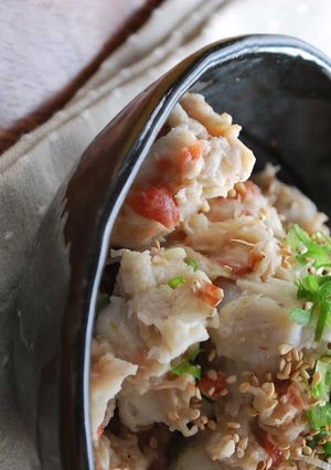 A picture of Delicious Taro Root Salad.