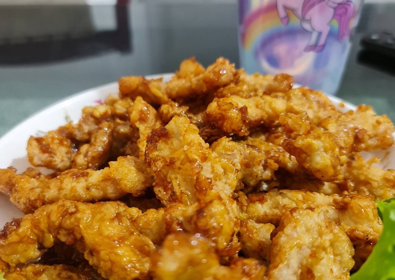 Ayam saus bawang putih