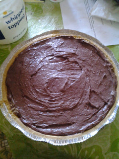 A picture of No Bake Triple Chocolate Pie.