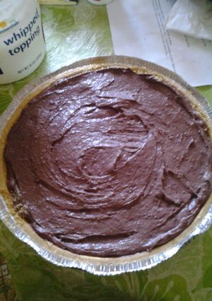 A picture of No Bake Triple Chocolate Pie.