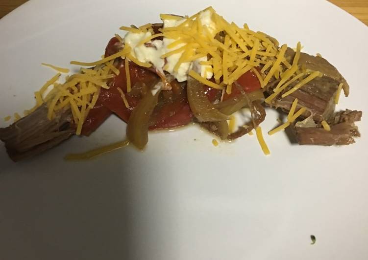 Tasty And Delicious of Breadless Beef and cheese (crock pot)