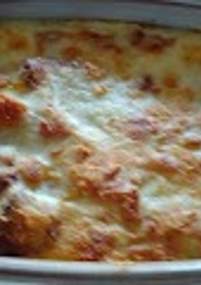 Una foto de Lasaña de plátanos (plátanos machos)