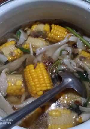 Foto resep Sayur bening jamur jagung