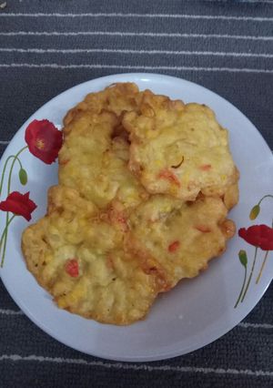 Foto resep Bakwan jagung pedas empuk